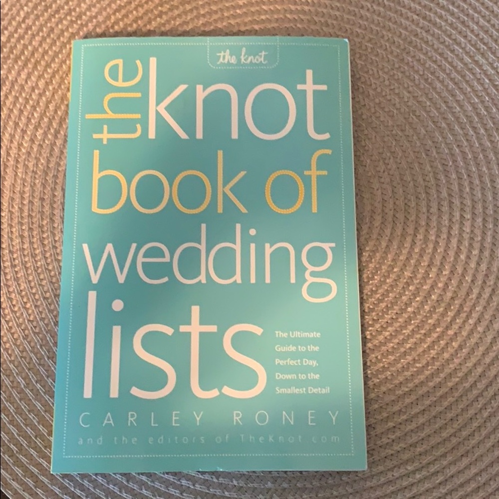 The Knot book of wedding lists
